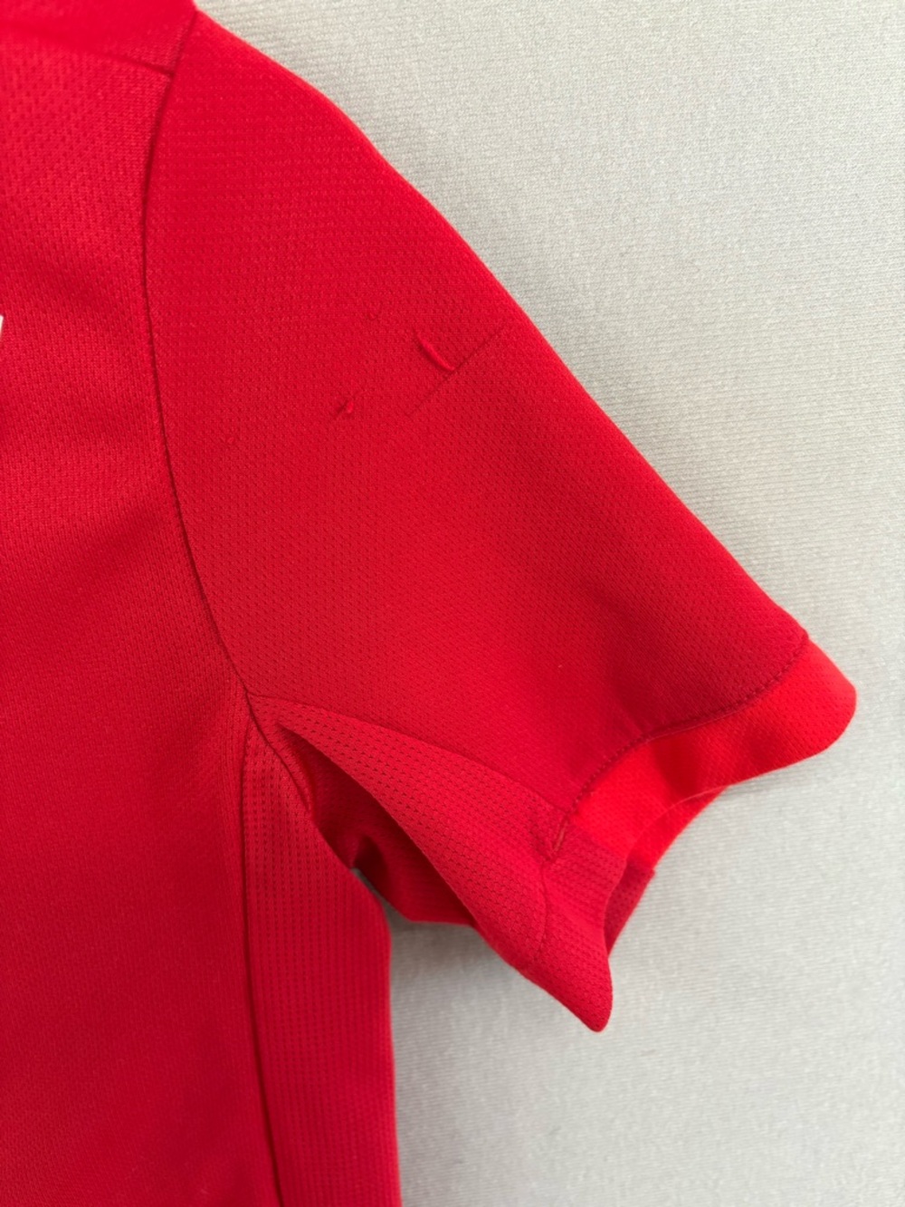 FC Bayern Munchen Adidas Youth Small Jersey Red T-Mobile Home Qatar #13 - Picture 7 of 10
